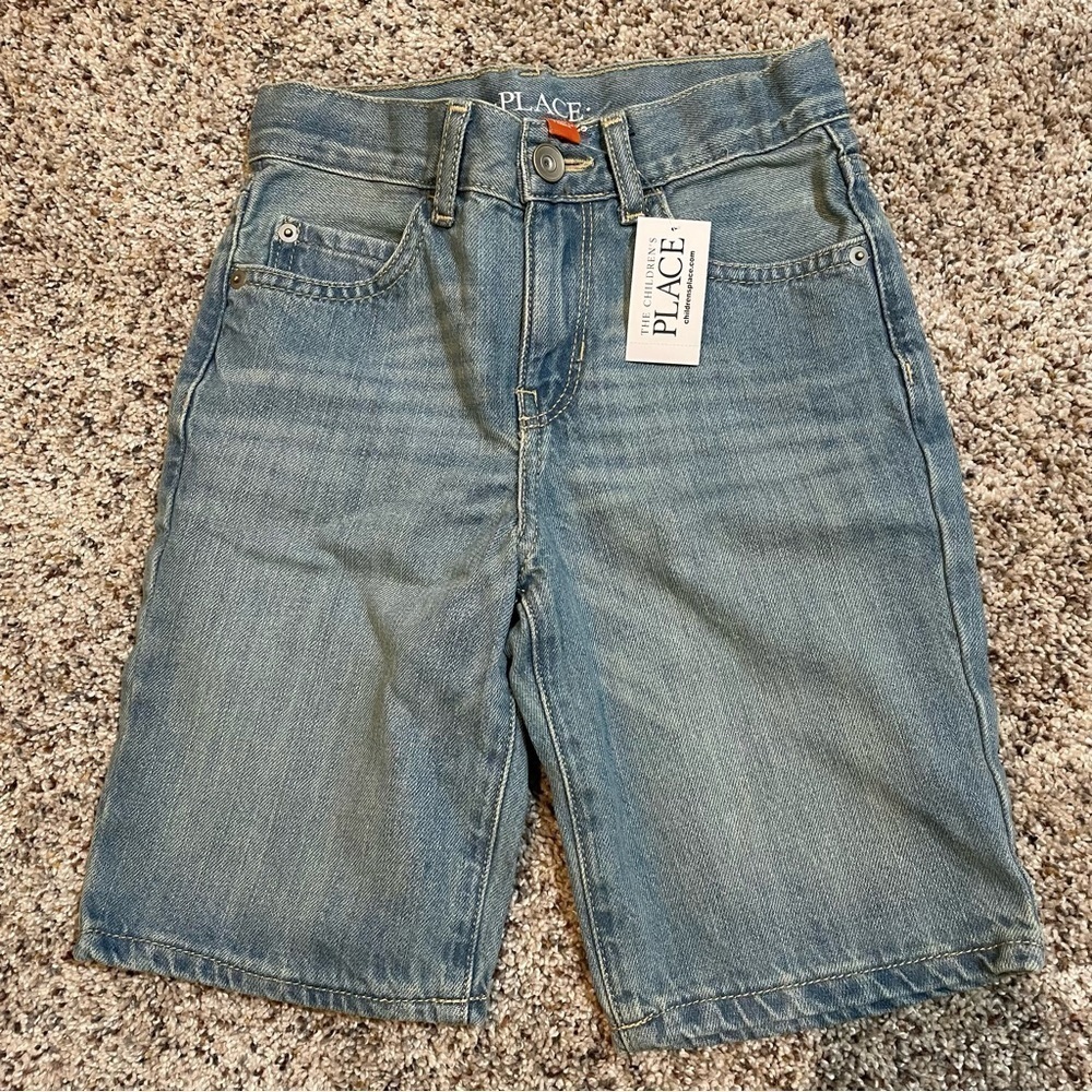 The Children’s Place Boys Denim Jean Shorts 6 NWT - Picture 1 of 4